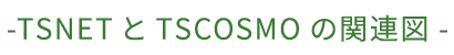 TSNETとTSCOSMOの関連図